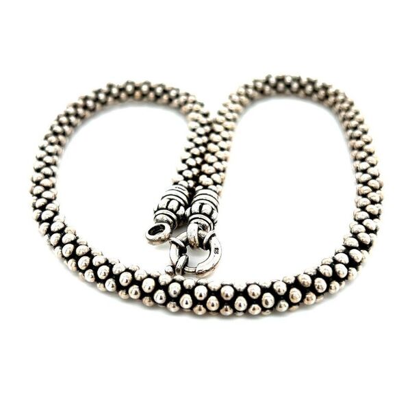 Lagos Caviar 925 Bead Heavyweight Necklace - Picture 2 of 5